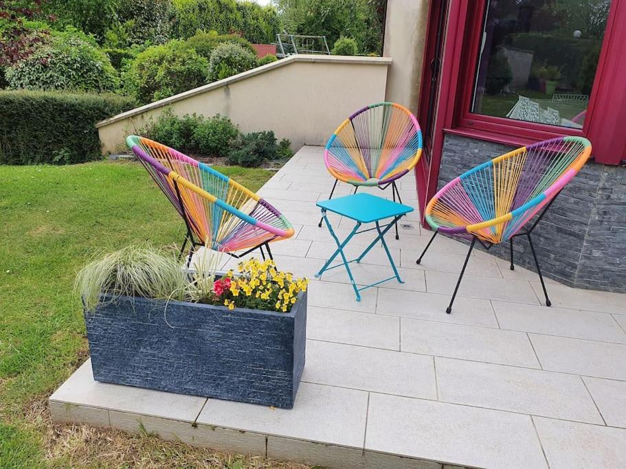 La Mare Aux Chevres Villa Reux Exteriör bild