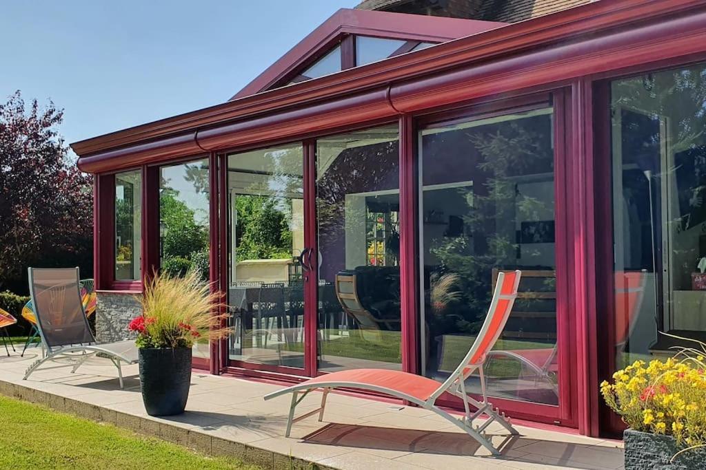 La Mare Aux Chevres Villa Reux Exteriör bild