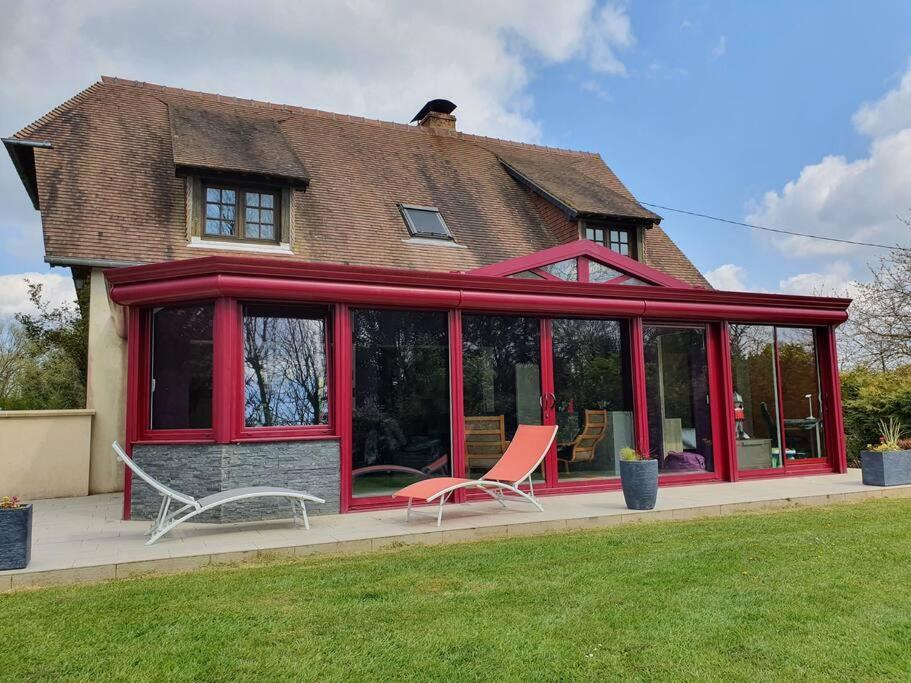 La Mare Aux Chevres Villa Reux Exteriör bild