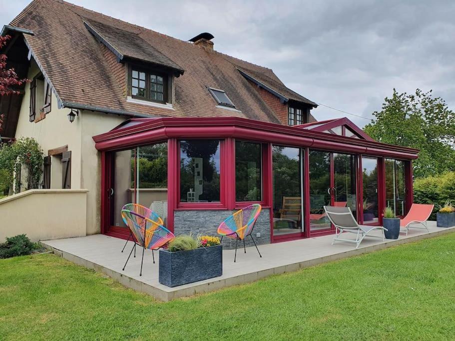 La Mare Aux Chevres Villa Reux Exteriör bild